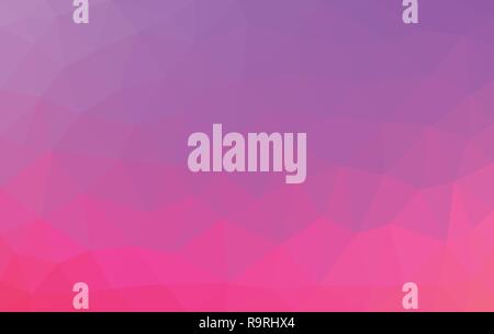 Pink low poly background, abstract crystal texture, polygon design vector illustration Stock Vector