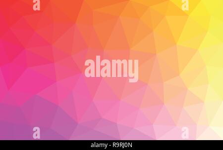 Light Multicolored low poly background, abstract crystal texture, polygon design vector illustration Stock Vector
