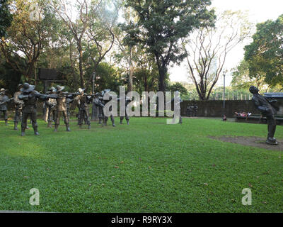 Scene from Life of Jose Rizal, Rizal Park, Manila, Luzon, Philippines ...