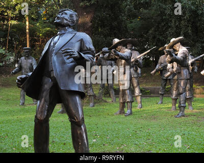 Scene from Life of Jose Rizal, Rizal Park, Manila, Luzon, Philippines ...