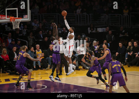 Los Angeles, CA, USA. 28th Dec, 2018. LA Clippers forward Mike Scott #30 during the Los Angeles Clippers vs Los Angeles Lakers at Staples Center on December 28, 2018. (Photo by Jevone Moore) Credit: csm/Alamy Live News Stock Photo