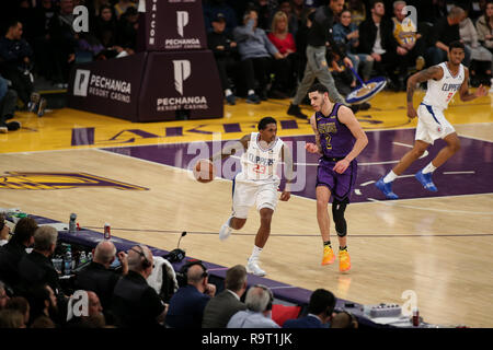 Los Angeles, CA, USA. 28th Dec, 2018. during the Los Angeles Clippers vs Los Angeles Lakers at Staples Center on December 28, 2018. (Photo by Jevone Moore) Credit: csm/Alamy Live News Stock Photo