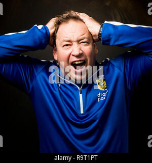 ARNHEM, portret Leonid Slutskiy, coach of Vitesse, voetbal, seizoen 2018-2019, 11-12-2018, Vitesse training headquarters Papendal, Stock Photo