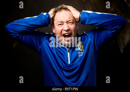 ARNHEM, portret Leonid Slutskiy, coach of Vitesse, voetbal, seizoen 2018-2019, 11-12-2018, Vitesse training headquarters Papendal, Stock Photo