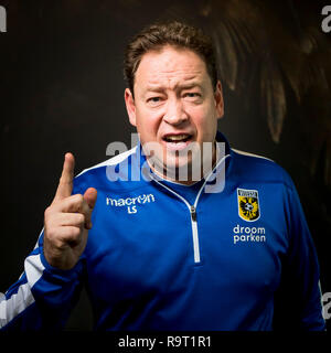 ARNHEM, portret Leonid Slutskiy, coach of Vitesse, voetbal, seizoen 2018-2019, 11-12-2018, Vitesse training headquarters Papendal, Stock Photo