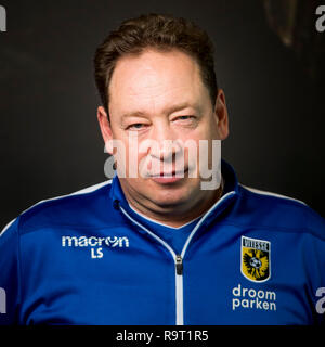 ARNHEM, portret Leonid Slutskiy, coach of Vitesse, voetbal, seizoen 2018-2019, 11-12-2018, Vitesse training headquarters Papendal, Stock Photo