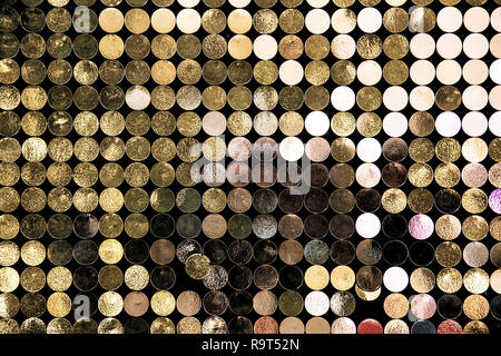 gold coins background texture Stock Photo