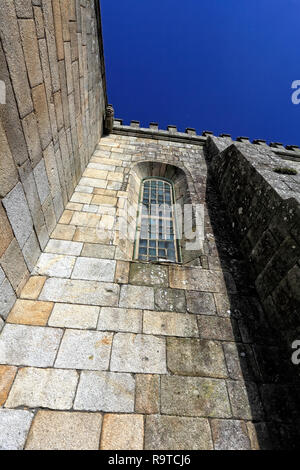 Detail of old church and monastery from Vila do Conde, north of Portugal Stock Photo