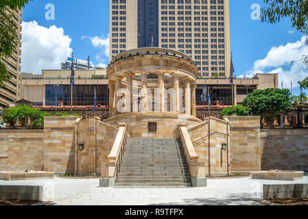 ANZAC Square and central railway station, Brisbane Stock Photo