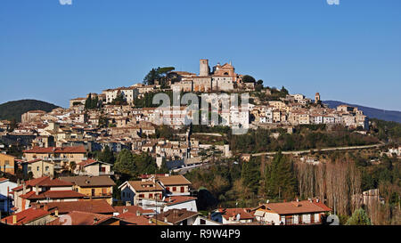 view of the historical centre of Amelia, Terni, Umbria, Italy Stock Photo