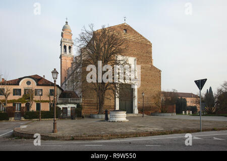 Church of Saint Nicholas (Chiesa di San Nicolò al Lido) on Lido near Venice, Italy. Stock Photo