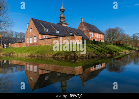 Husum Castle, built in the 16th cebtury by the Duke of Schleswig-Holstein-Gottorf, Husum, North Frisia, Schleswig-Holstein, Germany, Europe Stock Photo