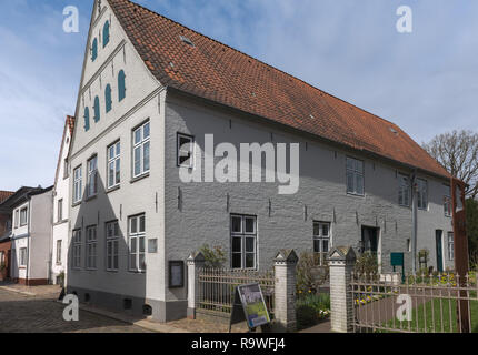 Wasserreihe Husum Schleswig Holstein Germany Stock Photo