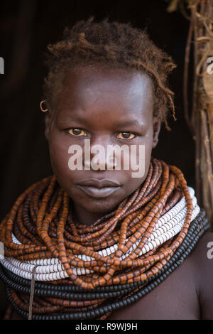 Nyangatom Tribal portrait, Omo Valley, Ethiopia