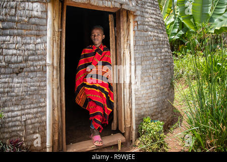 Dorze Tribe village of Omo Valley, Ethiopia Stock Photo