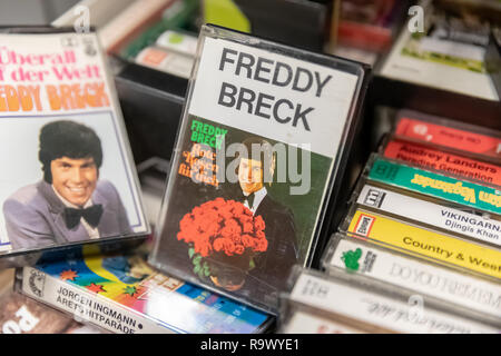 German schlager singer Freddy Breck, cassette tape, 'Rote Rosen für dich' Stock Photo