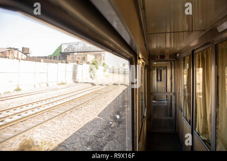 tourist train from mashhad to tehran Stock Photo