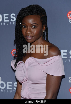 Danai Gurira attends the 12th Annual CNN Heroes: An All-Star Tribute on December 9, 2018 in New York. Stock Photo