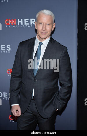 Anderson Cooper attends the 12th Annual CNN Heroes: An All-Star Tribute on December 9, 2018 in New York. Stock Photo