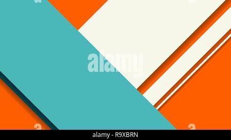 Material Design background with with sample text copy space. Vector illustration. Stock Vector