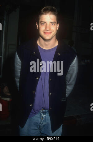 HOLLYWOOD, CA - JUNE 26: Actor Brendan Fraser attends the Fifth Annual Project Robin Hood Food Drive to Benefit Love Is Feeding Everyone (LIFE) on June 26, 1993 at Paramount Pictures Studios in Hollywood, California. Photo by Barry King/Alamy Stock Photo Stock Photo