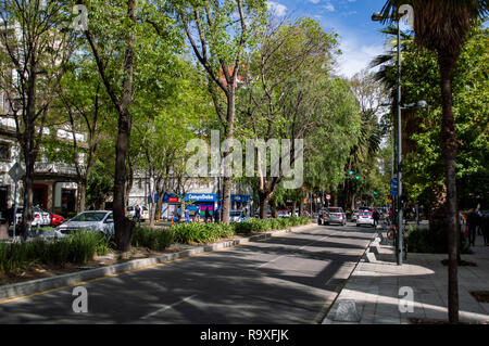 Avenida Presidente Masaryk in Polanco in Mexico City, Mexico Stock Photo