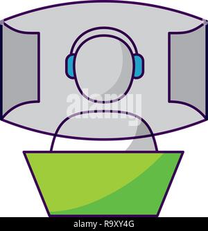 video game concept Stock Vector