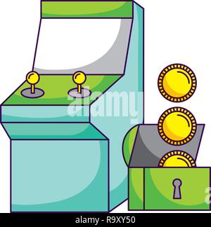 video game concept Stock Vector
