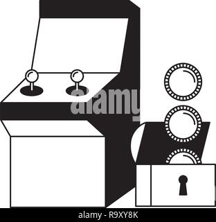 video game concept Stock Vector