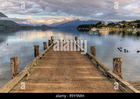 Wanaka, Otago, Queenstown Lakes District, South Island, New Zealand Stock Photo