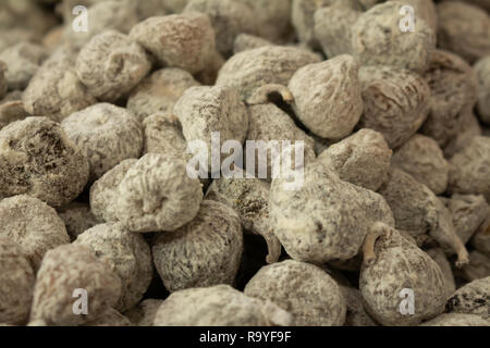 Close up of dried figs dipped in sugar. Dried fruits Stock Photo