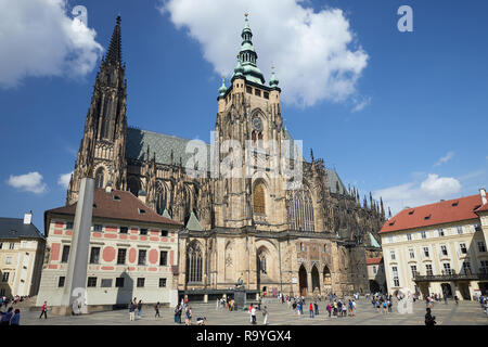 Prag, St.-veits-dom, Veitsdom, Tschechisch Katedrála Oder Chrám Sv 