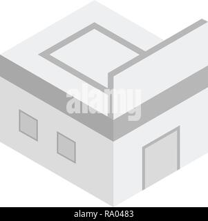 Outline furniture set in isometric view. Vector illustration Stock ...