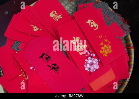 Vietnam Tet, Red Envelope, Lucky Money Stock Image - Image of