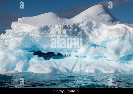 Antarctica, Antarctic peninsula, Gerlach Straight, Wilhelmina Bay in the Enterprise Island area. Stock Photo