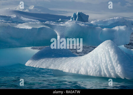 Antarctica, Antarctic peninsula, Gerlach Straight, Wilhelmina Bay in the Enterprise Island area. Stock Photo