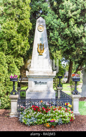 gravesite of composer ludwig van beethoven Stock Photo