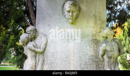 gravesite of composer hugo wolf Stock Photo