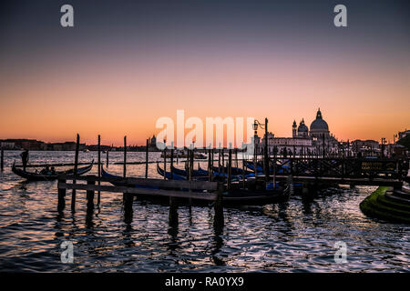 Sunset, San Marco, Venice, Italy. Stock Photo