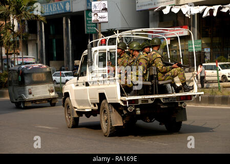 Bangladesh Army Soldiers Are Patrolling On The Streets Following A ...