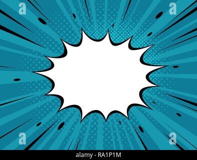 Boom, cartoon explosion. Comic book vector illustration Stock Vector