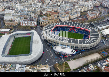 The Parc Des Princes Stadium Home Stadium Of The Paris Saint Germain Psg Football Club In Paris France Stock Photo Alamy