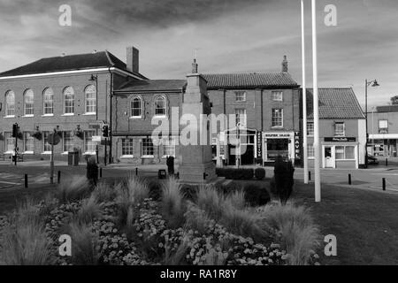 War memorial and gardens, Dereham town centre, Norfolk, England; UK Stock Photo