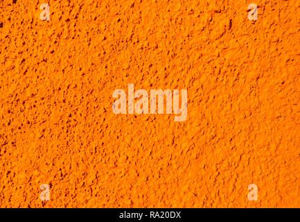 Wall plaster Terracotta Orange Stock Photo