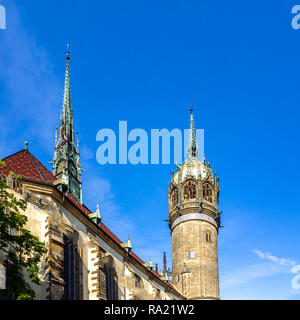 Castle Church, Wittenberg, Germany Stock Photo
