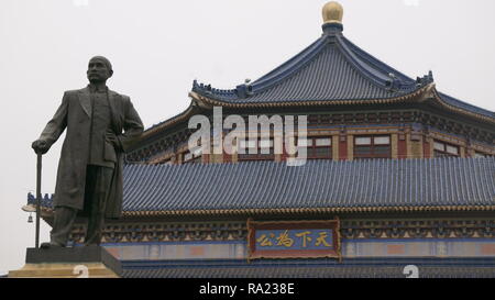 Dr Sun Yat Sen statue Stock Photo
