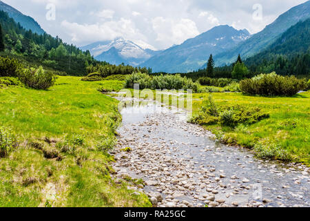 river in the fumo valley in italy Stock Photo