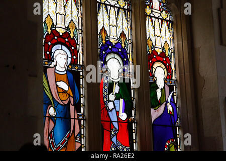 Stain glass window Stock Photo