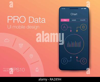 UX audio player templates. Stock vector eps10 Stock Vector