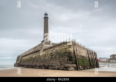The Rear of the Harbour Arm, Margate, Kent, UK Stock Photo
